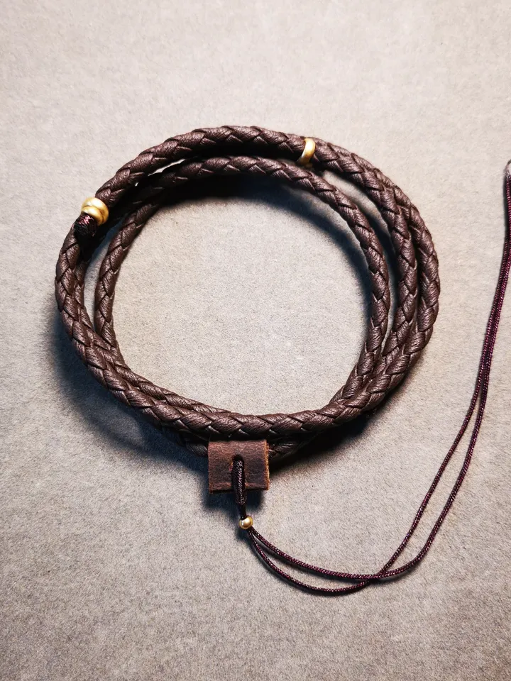 Gandhanra Handmade Leather Cord for Amulet Pendant,Necklace,can be adjustable
