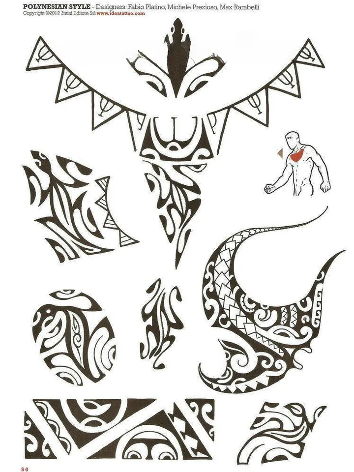 Tribal Maori and Polynesian