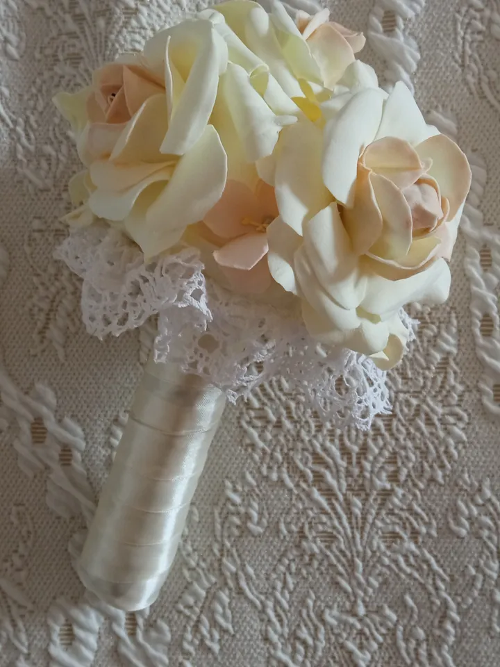 Delicate wedding bouquet double/wedding women's accessories/accessories for wedding/ handmade bouquet double