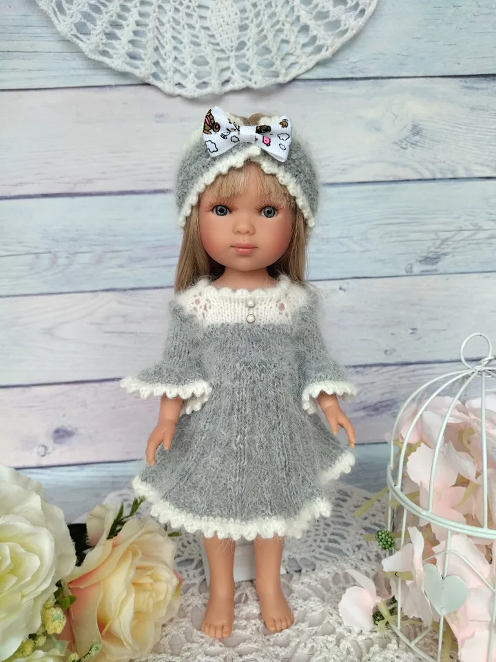 Vestida de azul doll clothes