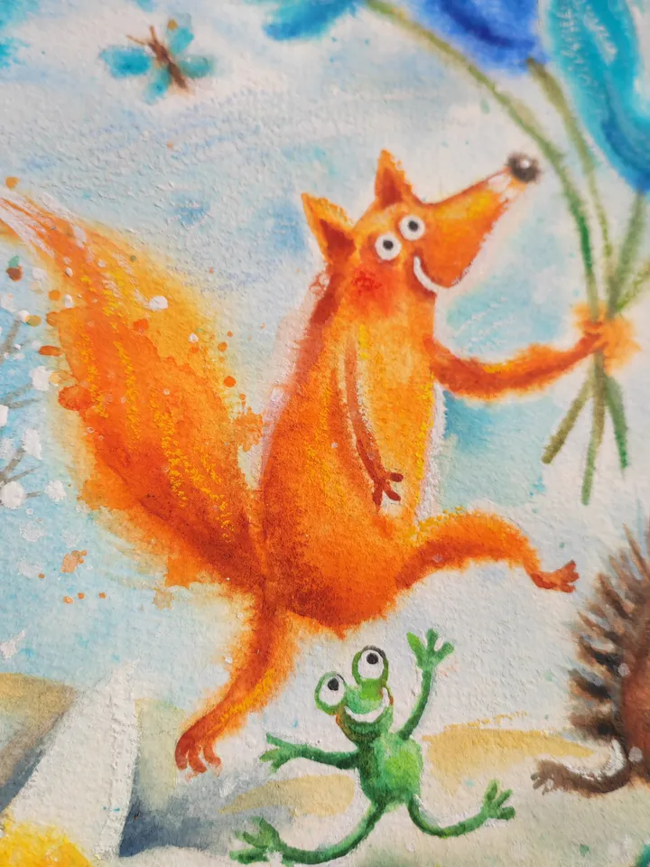 Original Work By Julia Schigal Wiosna Watercolor Gouache Pastel original-work-by-julia-schigal-wiosna-watercolor-gouache-pastel