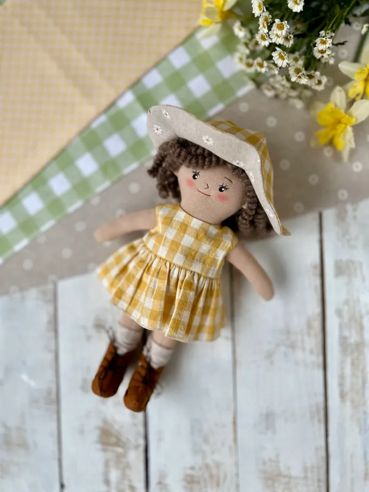 PDF pattern The doll is 30 cm tall with clothes