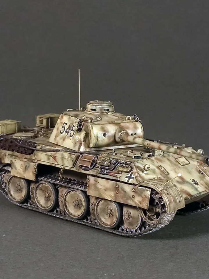 Pro Built model Panther 52th Pz.Abt., Kursk, 1/72 scale