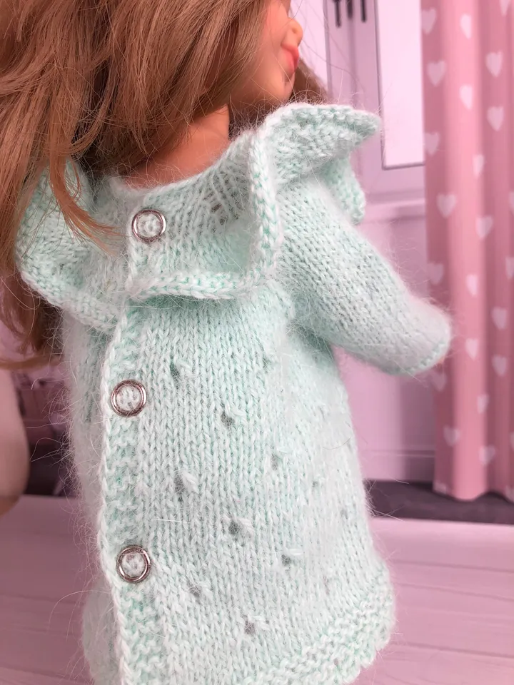 Paola Reina Doll Delight Set: Exclusive Handmade Outfit Dress, Tights, Shoes