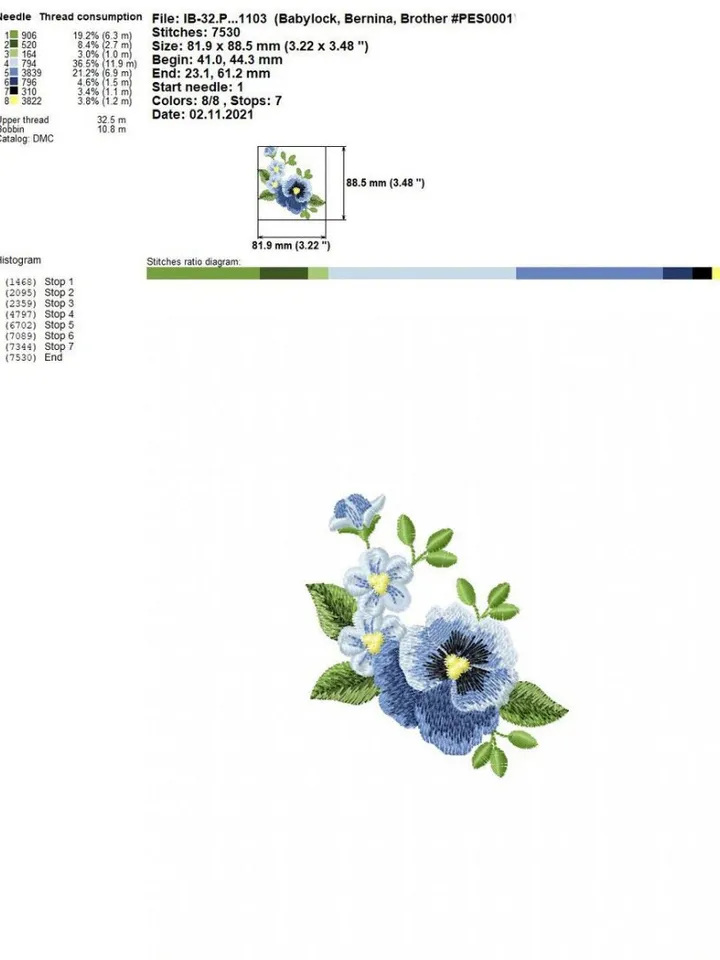 Pansies set for 4X4 hoops Machine embroidery designs digital embroidery pattern home and clothing décor embroidery motif 3D embroidery