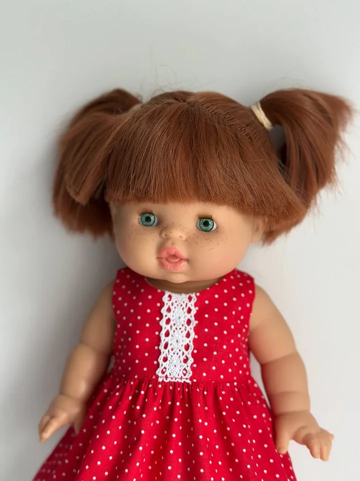 Tiny Charmer dress pattern for Minikane dolls
