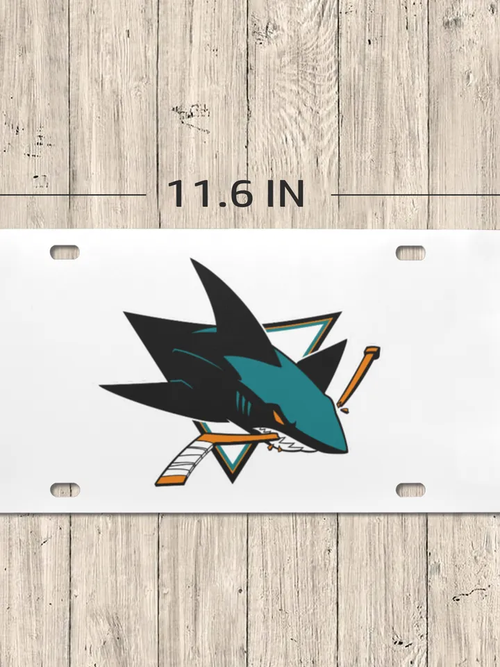 San Jose Sharks License Plate