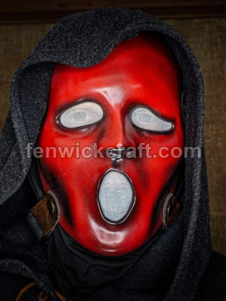 Red Scream Mask - Ghostface Horror Mask