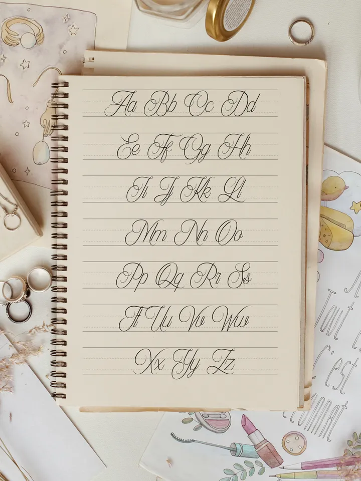 Handwriting, Calligraphy Practice Templates, Improve Handlettering