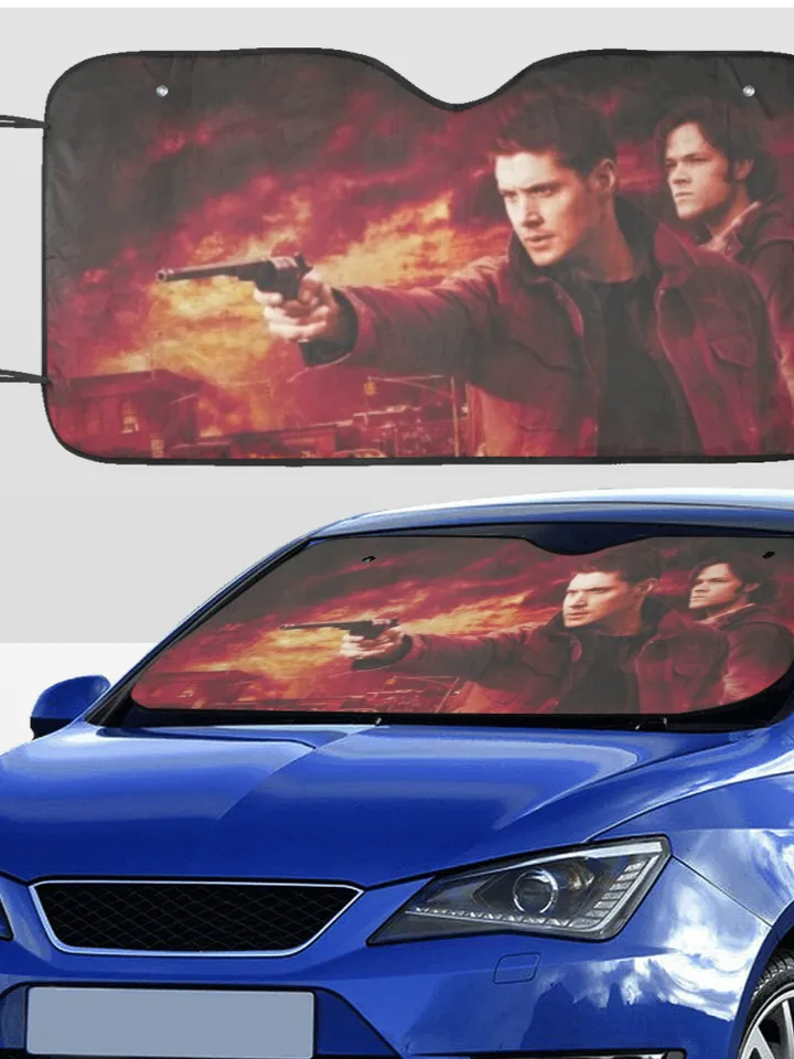 Supernatural car sunshade 39 97 buy online with delivery
