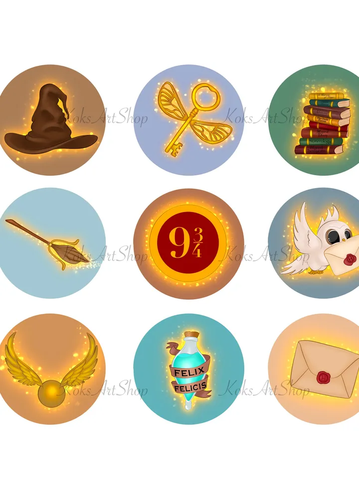 Wizard ClipArt, Wizarding school, Magic, Wizard stickers, Stickers for notebook, Magical clipart, Magiс PNG, Planner magic stickers