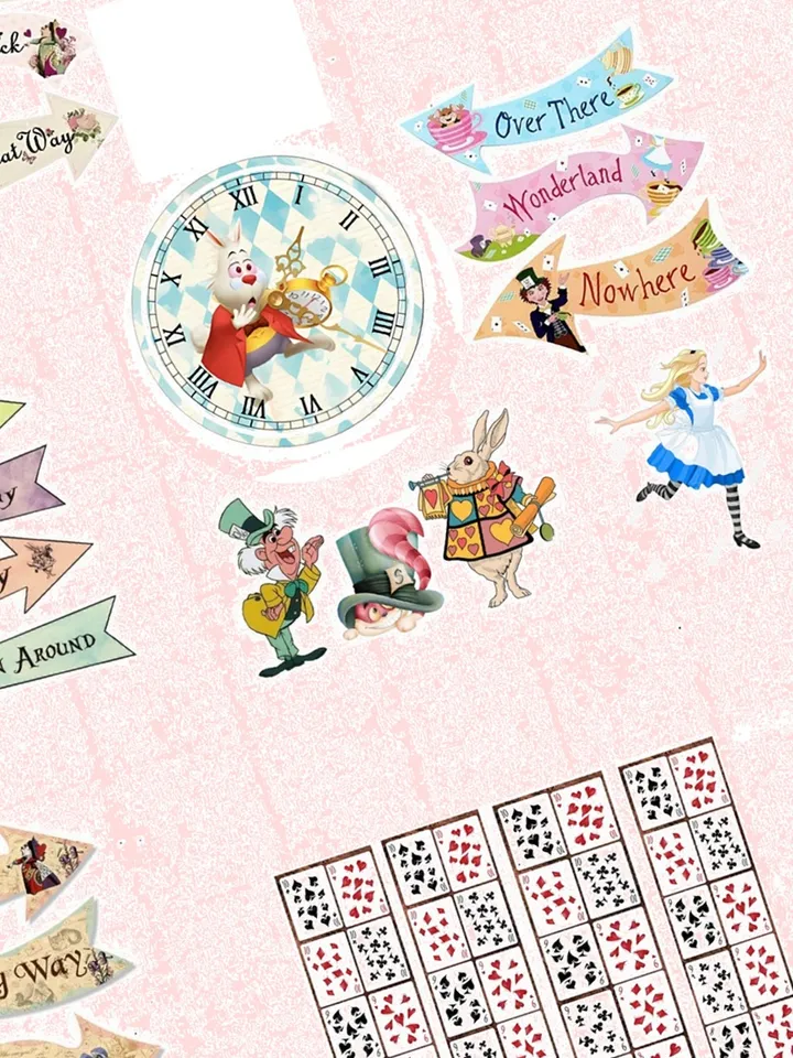 TUTORIAL. Imitation clock in the style of "Alice" for a dollhouse. 1:12.
