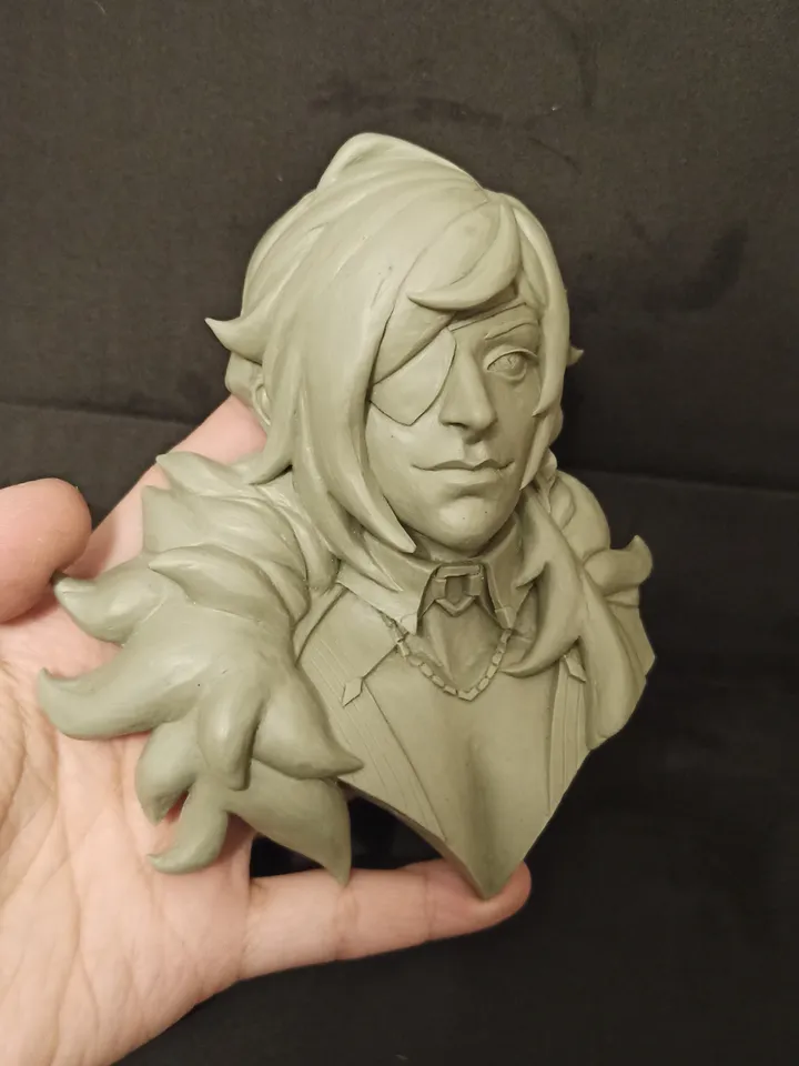 Magnet of Kaeya Alberich from "Genshin Impact" (Unpainted)