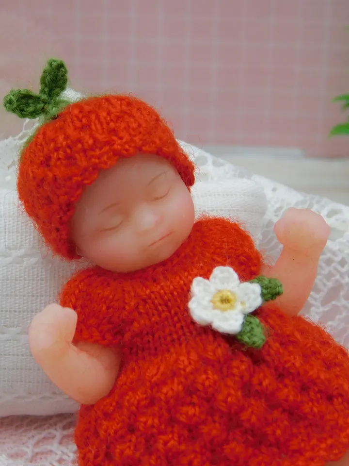 Miniature clothes set for silicone Zuru baby