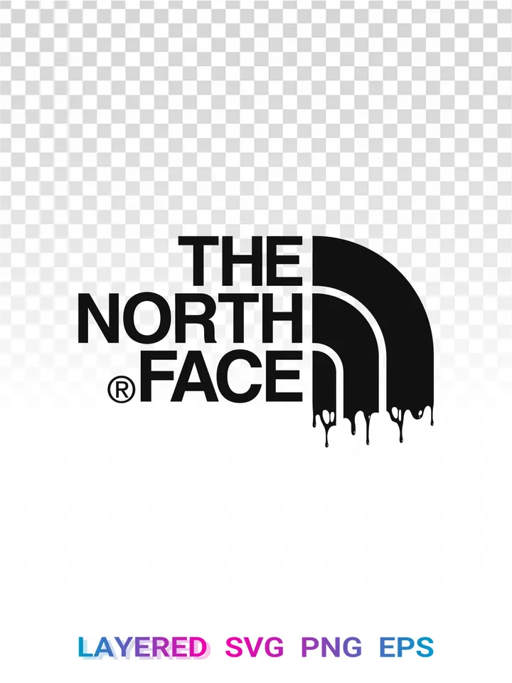 North Face PNG, Drip Logo SVG, Outdoor Brand Cricut