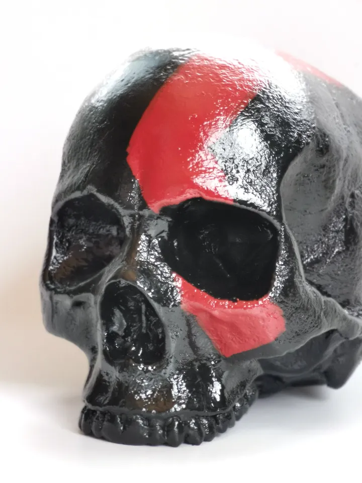 KRATOS FIGURINE from God of War | Gamer Collectible Statue | God of War Series | Gifts for Gamers | HandPainted Resin Statue | Kratos skull