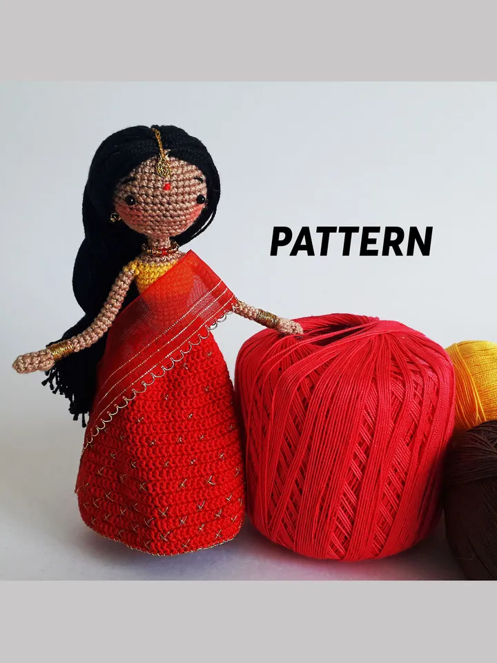 2 Pattern Indian dolls, crochet indian dolls