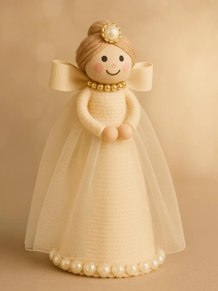 DIY Queen Doll Craft Pattern, Elegant PDF Tutorial for Royal-Themed Decoration, Handmade Queen Ornament, Instant Download