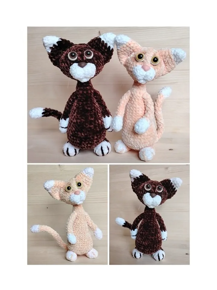 Crochet pattern Cat - digital file PDF