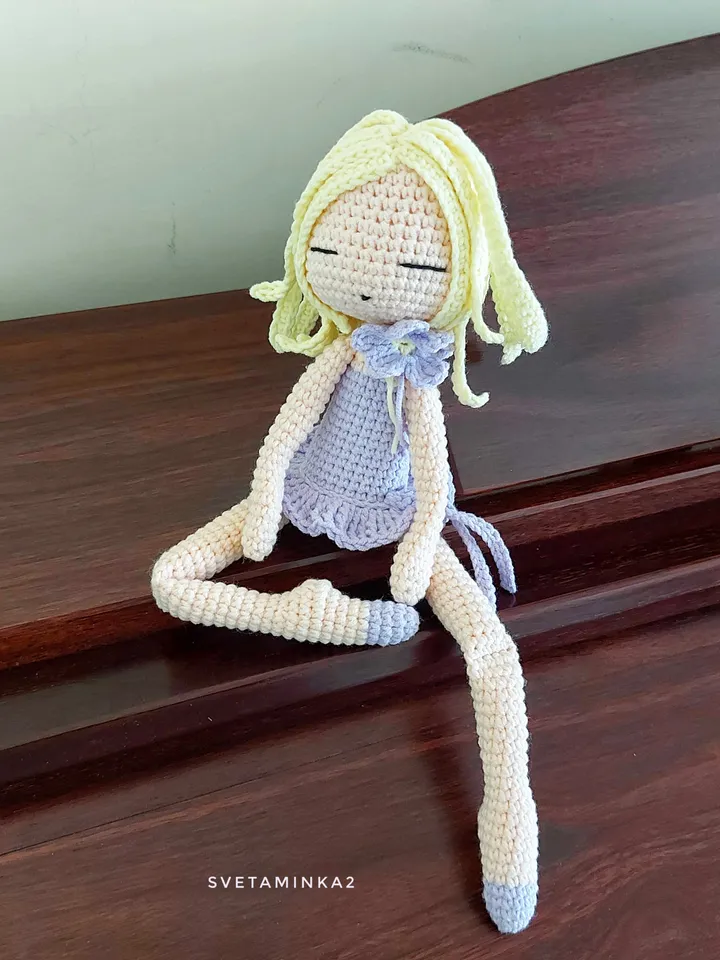 Crochet Doll Pattern Amigurumi. Digital Download. PDF.