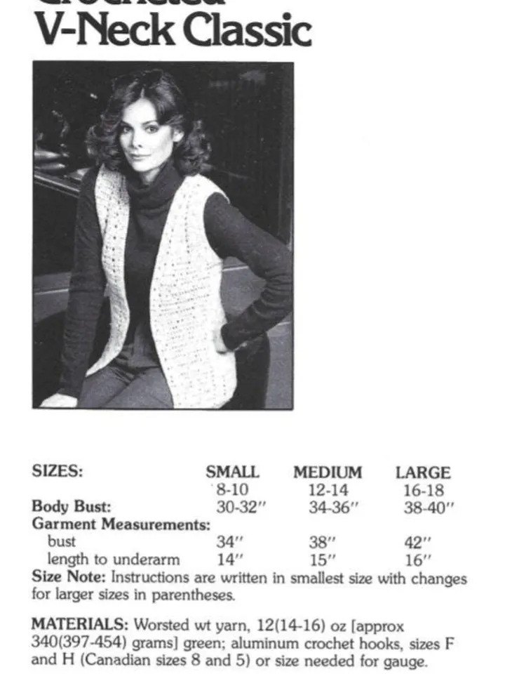 Waistcoat pattern, crochet pattern vest, sleeveless cardigan crochet pattern, women ladies vest waistcoat, instant download