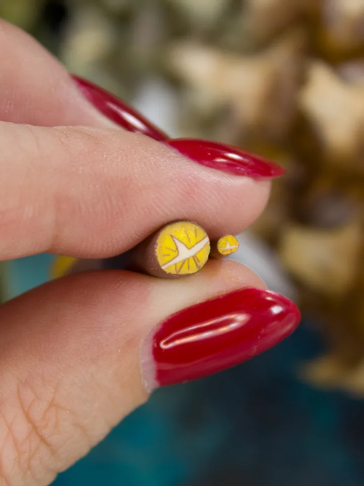 TUTORIAL Miniature Ripe Pineapple with polymer clay