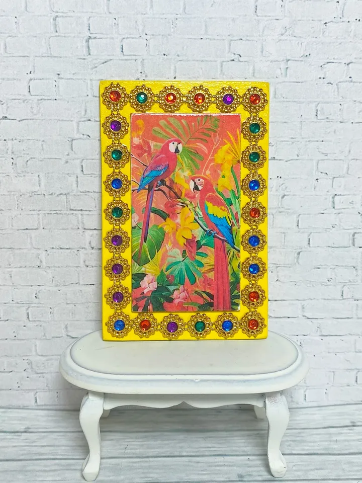 Bright Panel. Panel for a dollhouse. 1:12. Handmade.