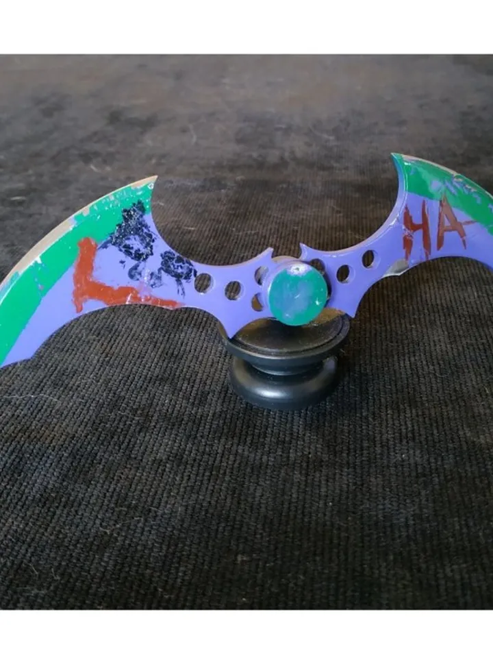 Batman cosplay - Joker's Batarang - One unit is a 1 piece - made to order
