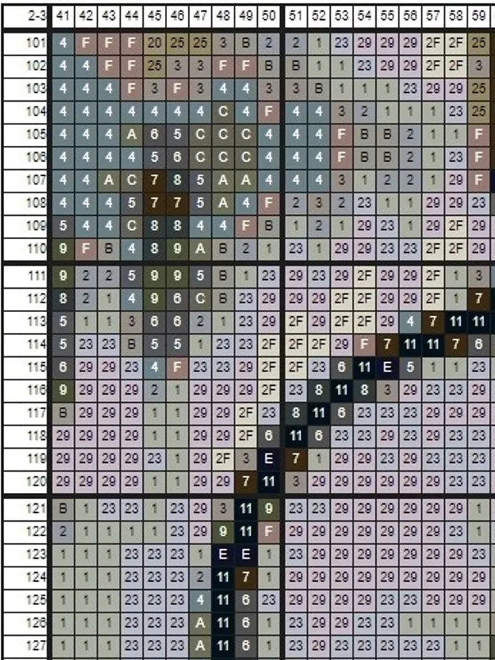 Embroidery cross stitch chart pattern Paris #1 Printsble PDF pattern