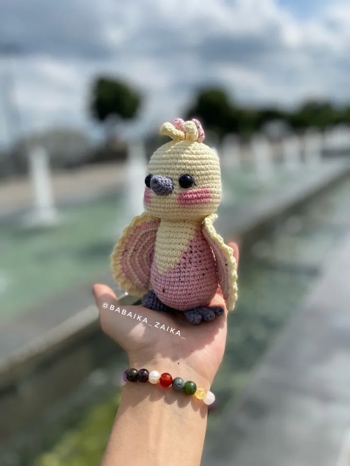 PDF Crochet Parrot Pattern, Amigurumi Bird, Crochet Bird Amigurumi Parrot Amigurumi animal Easy Pattern Keychain Pattern Small toy amigurumi