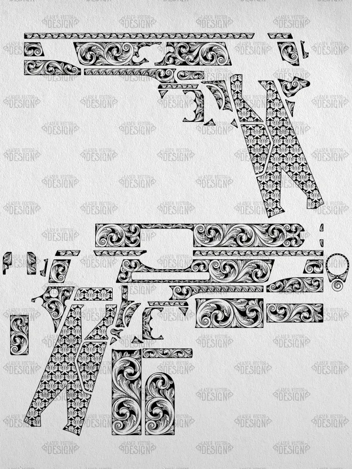 VECTOR DESIGN Kimber Custom Crimson Carry II Scrollwork