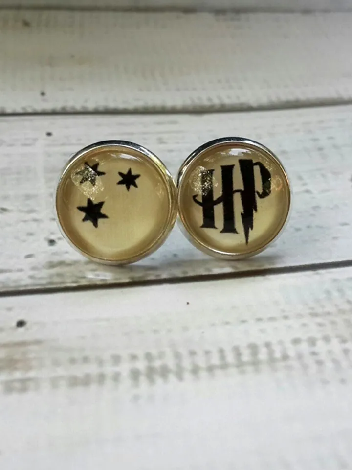 You're my favourite muggle earrings, Harry Potter Earrings, Harry Potter studs gift