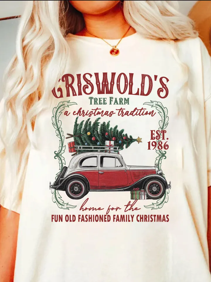 Griswold Christmas Tree Farm PNG Merry Christmas Png Christmas Vacation PNG Family Christmas Png Christmas Movie Png Retro Christmas png