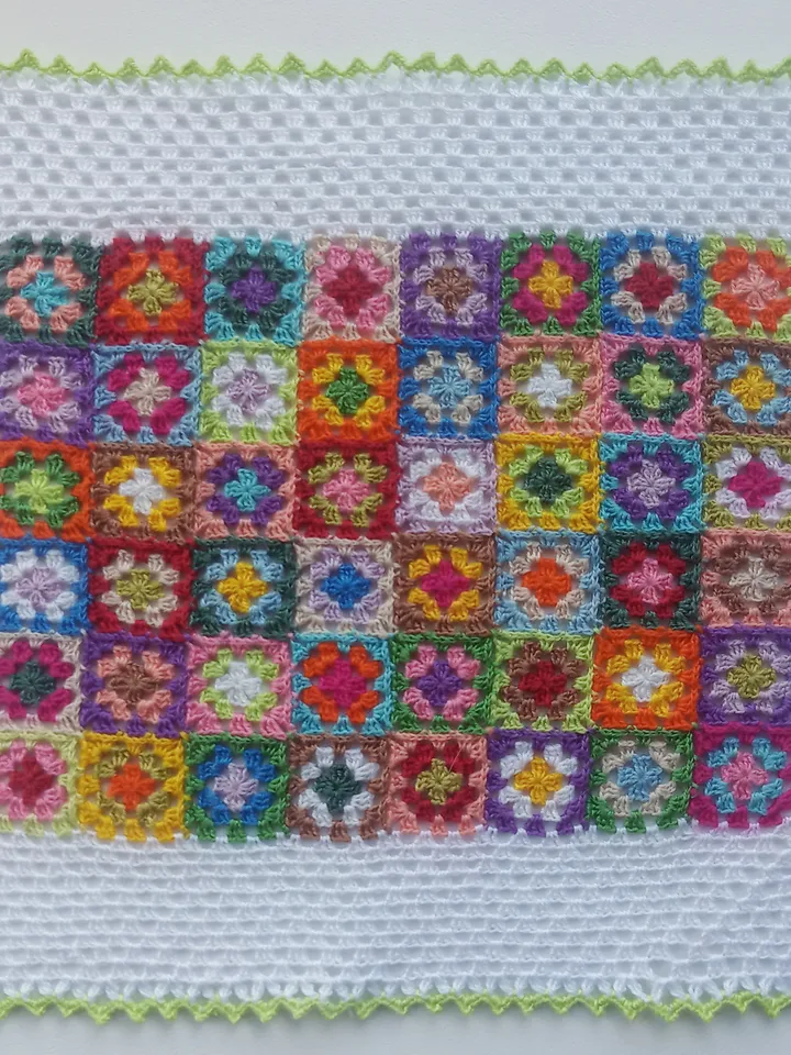Miniature Patchwork Throw for Dollhouse