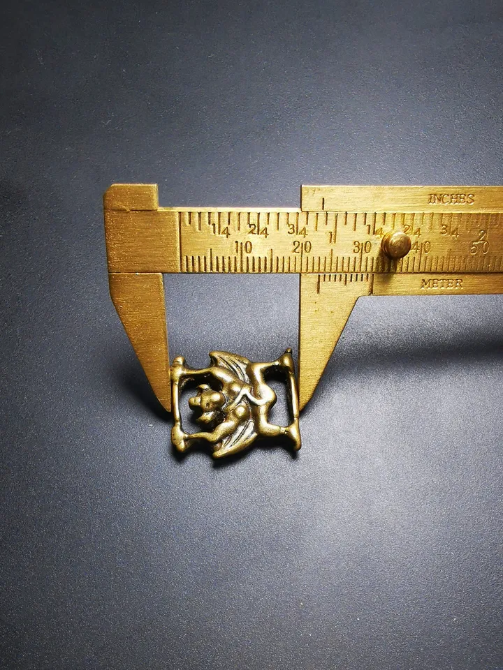 Gandhanra Handmade Scripture Book Buckle,DIY Buckle for Book,Belt,Made of Brass