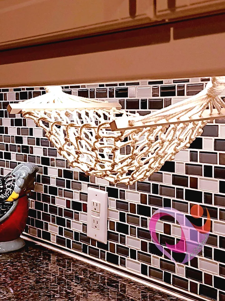 Dog Toy Holder for Cat Toy Storage Cute Boho Hanging Net for Dog Toy Decluttering Ideas for Pet Accessories Dog Owner Gift for Cat Owner