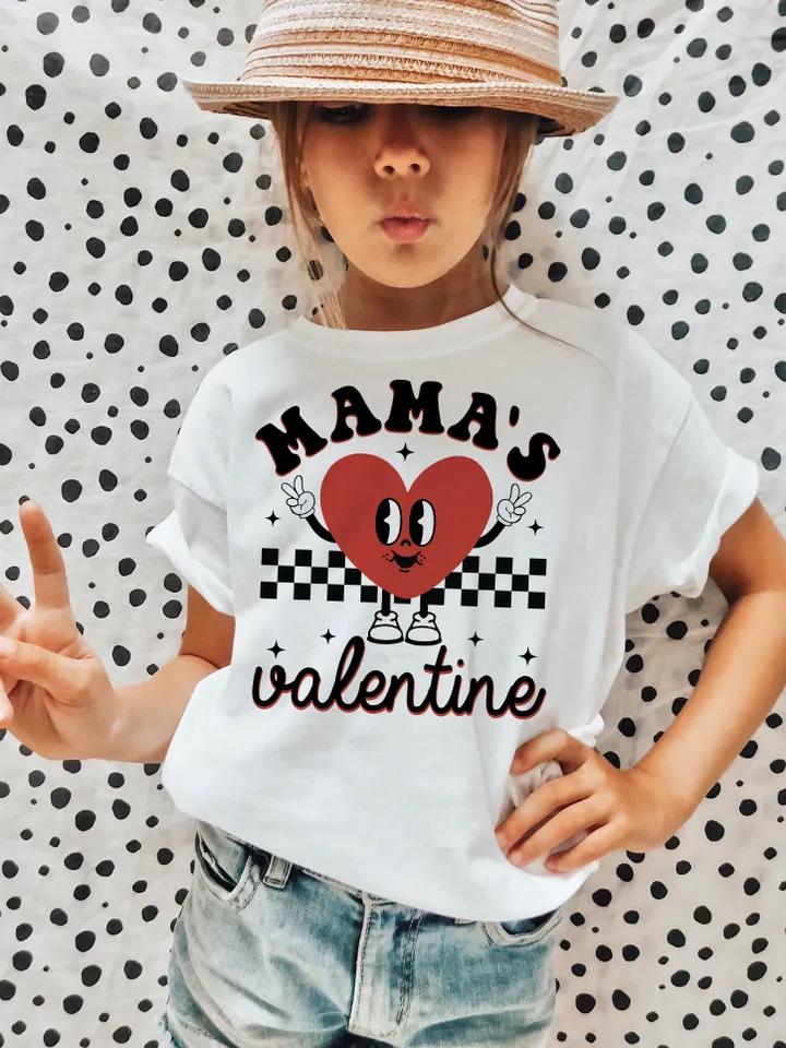 Mama’s Valentine PNG, Trendy Valentines png, Valentines sublimation, Valentine png, mini png, kids valentine png, Retro Valentines png, png
