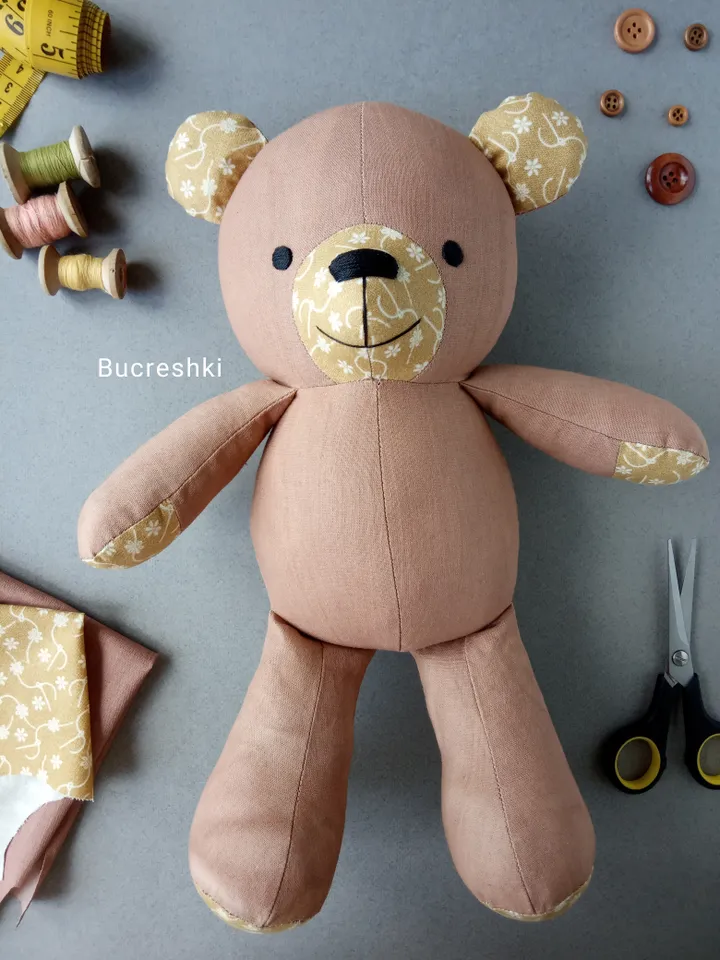 Bear Stuffed Animal Sewing Pattern