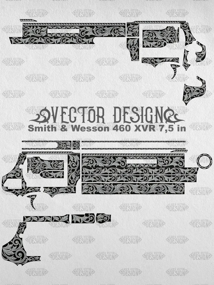 VECTOR DESIGN Smith & Wesson 460 XVR 7,5 in Scrollwork