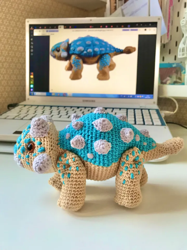 Crochet Pattern Ankylozaur