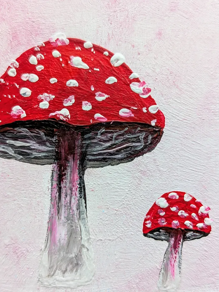 "Fly agarics" miniature painting 🍄
10*10cm