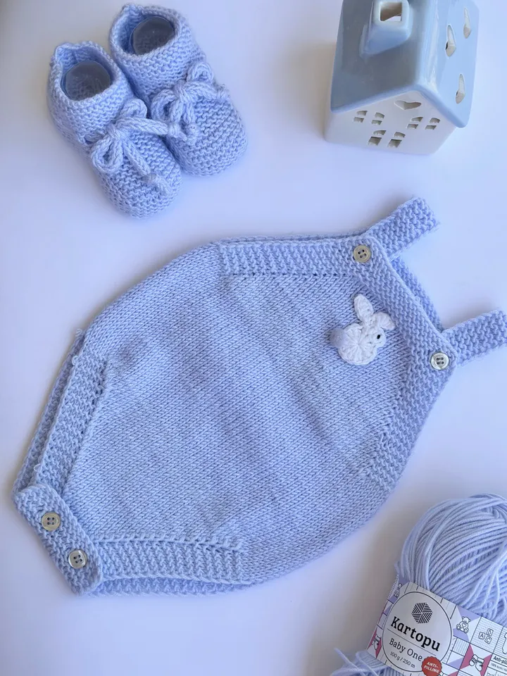 PDF Newborn Onesie Seamless Knitting Pattern – Comfort for Your Newborn with video ENG