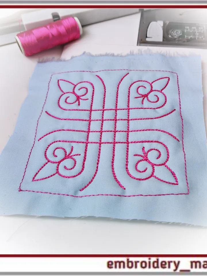 Quilt Block 39 Quilting Machine Embroidery Designs by Embroidery Manavi 05