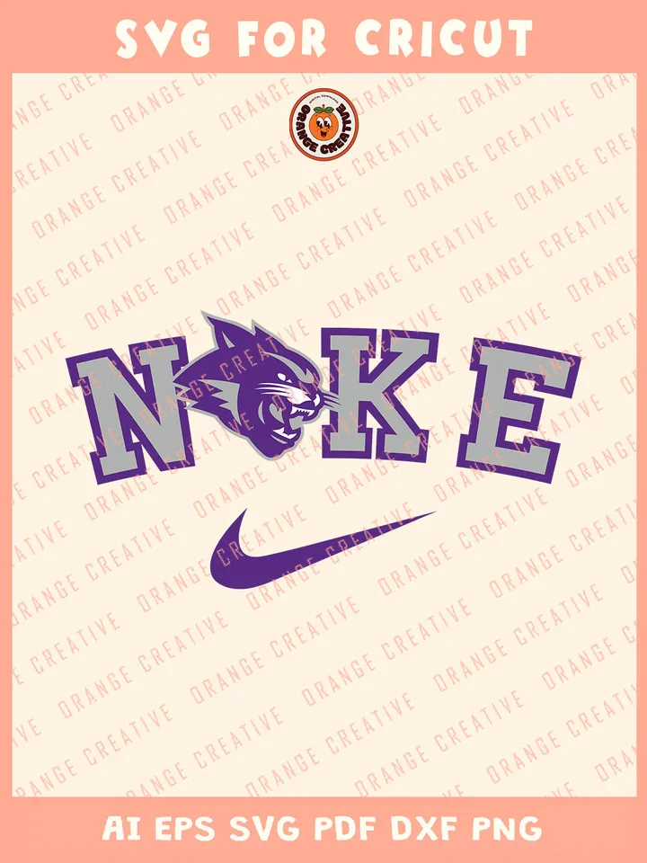 Ni.kee Abilene Christian Wildcats Svg, NCAA College Football Team Svg, NCAA Abilene Christian Team SVG for cricut, NCAA Team Shirt For Fan, Svg Files for Cricut, Png, Dxf, Digital Download