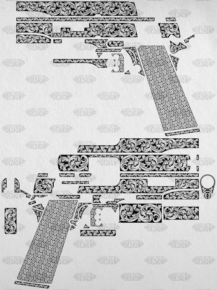 VECTOR DESIGN Smith & Wesson 1911 Performance Center Pro Series Scrollwork