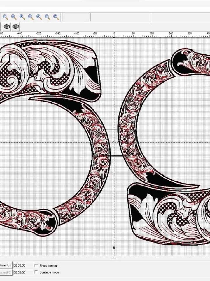 Engraving Firearms Design Smith & Wesson M100-1 Scroll Design