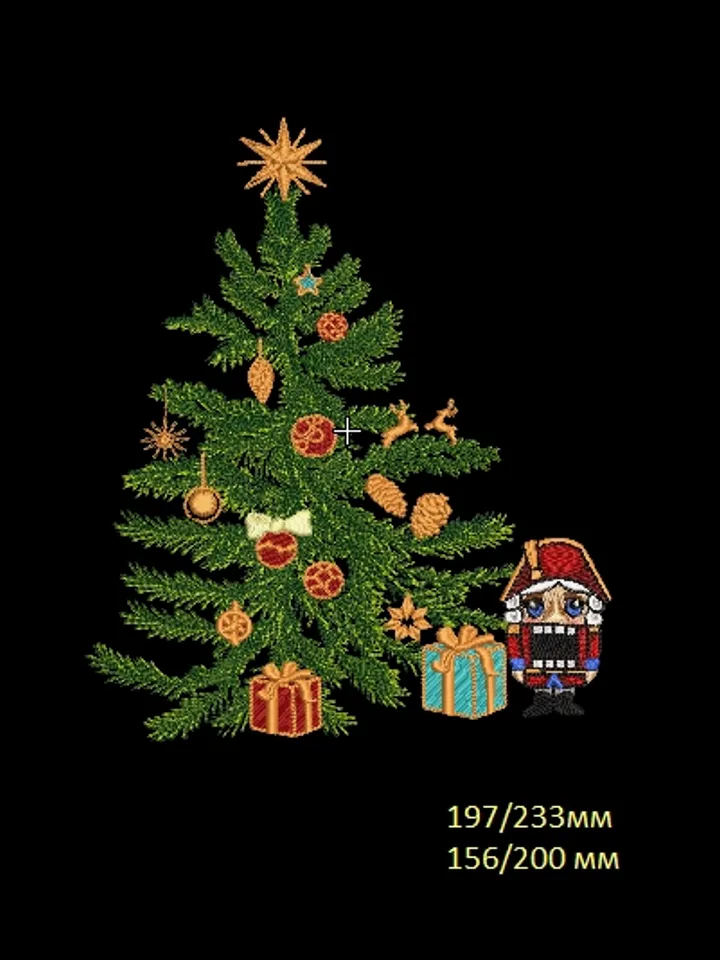 A set of machine embroidery designs "The Nutcracker"