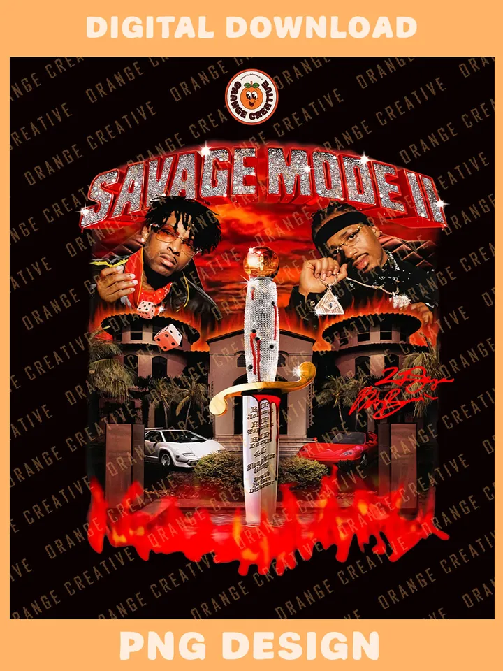 90s 21 Savage and Metro Boomin Drop Retro Bootleg T-shirt PNG, 90s Bootleg Template, Graphic 21 Savage PNG Files, Custom Bootleg Hip Hop Rap Tee, Digital Download