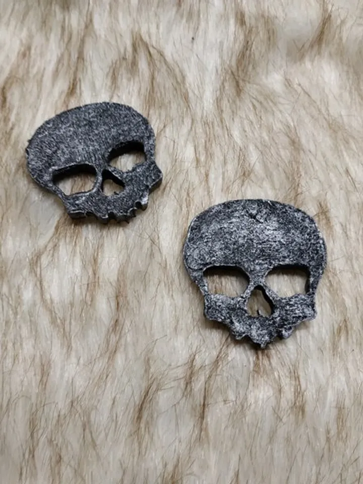Skull - sign of the skull - decoration for weapons and armor - bas-relief for we