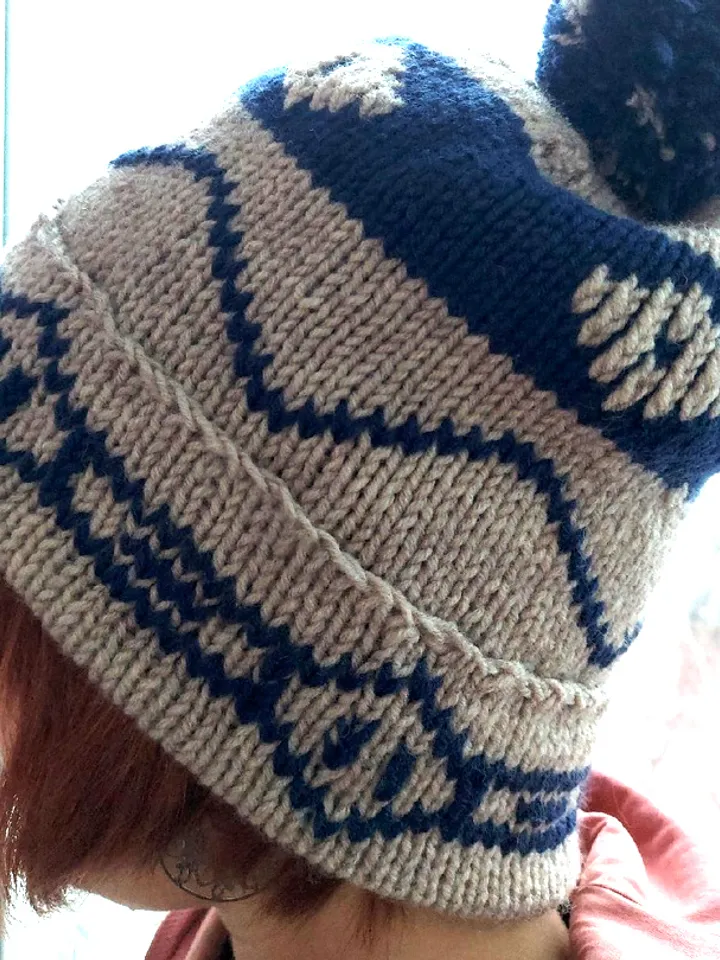 Weasley twins hat knitting pattern for TEEN SIZE pdf